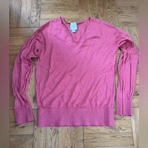 Calvin Klein Rose V-Neck Sweater